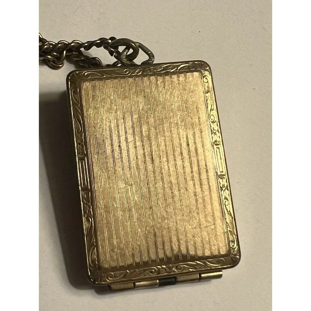 Antique Jr‎ Order United American Mechanics 10k Gold Filled Member Card Locket